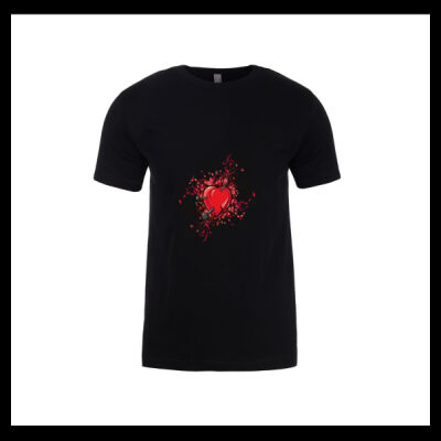 Nailed my Heart : Shirt - Next Level Mens Fitted Cotton T Shirt Thumbnail