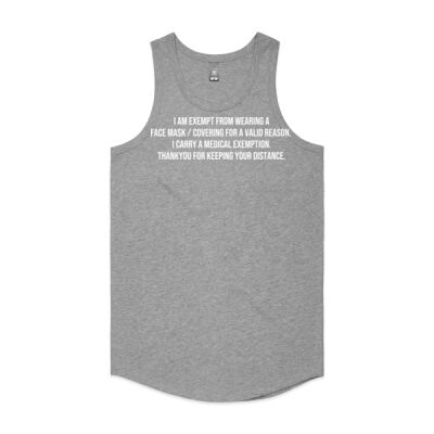 I am Exempt from Wearing a Face Mask - Authentic Singlet Thumbnail