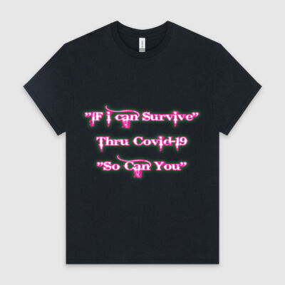 If i Survived Covid - Cotton Adult Face Mask (Same Day) Thumbnail