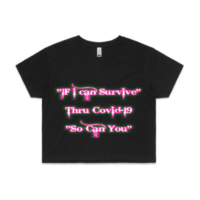 If i Survived Covid - Cotton Adult Face Mask (Same Day) Thumbnail